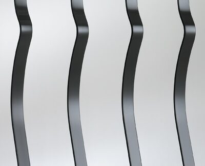 Deckorators 40'' Baroque Balusters Satin Black- 5 pk