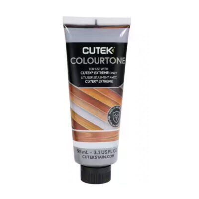 Cutek Colourtone tint for exterior wood oil to add color and UV protection to decks and outdoor wood