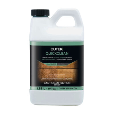 Exterior wood cleaner 1 gallon for removing dirt, mold and stains from decks and wood surfaces
