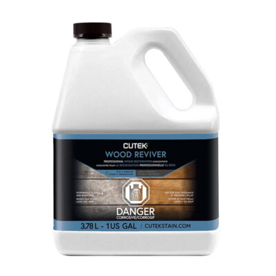 Wood brightener and reviver 1 gallon for restoring natural color of exterior decks and wood surfaces