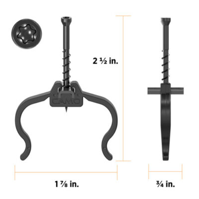 camo edge clip dimensions
